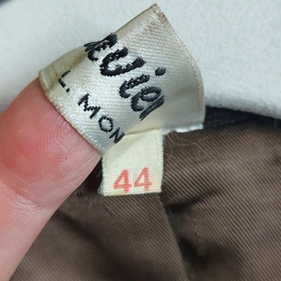 Glenview Y2K Brown Lamb's Sheep's Leather Jacket S Made In Spain - Picture 5 of 9